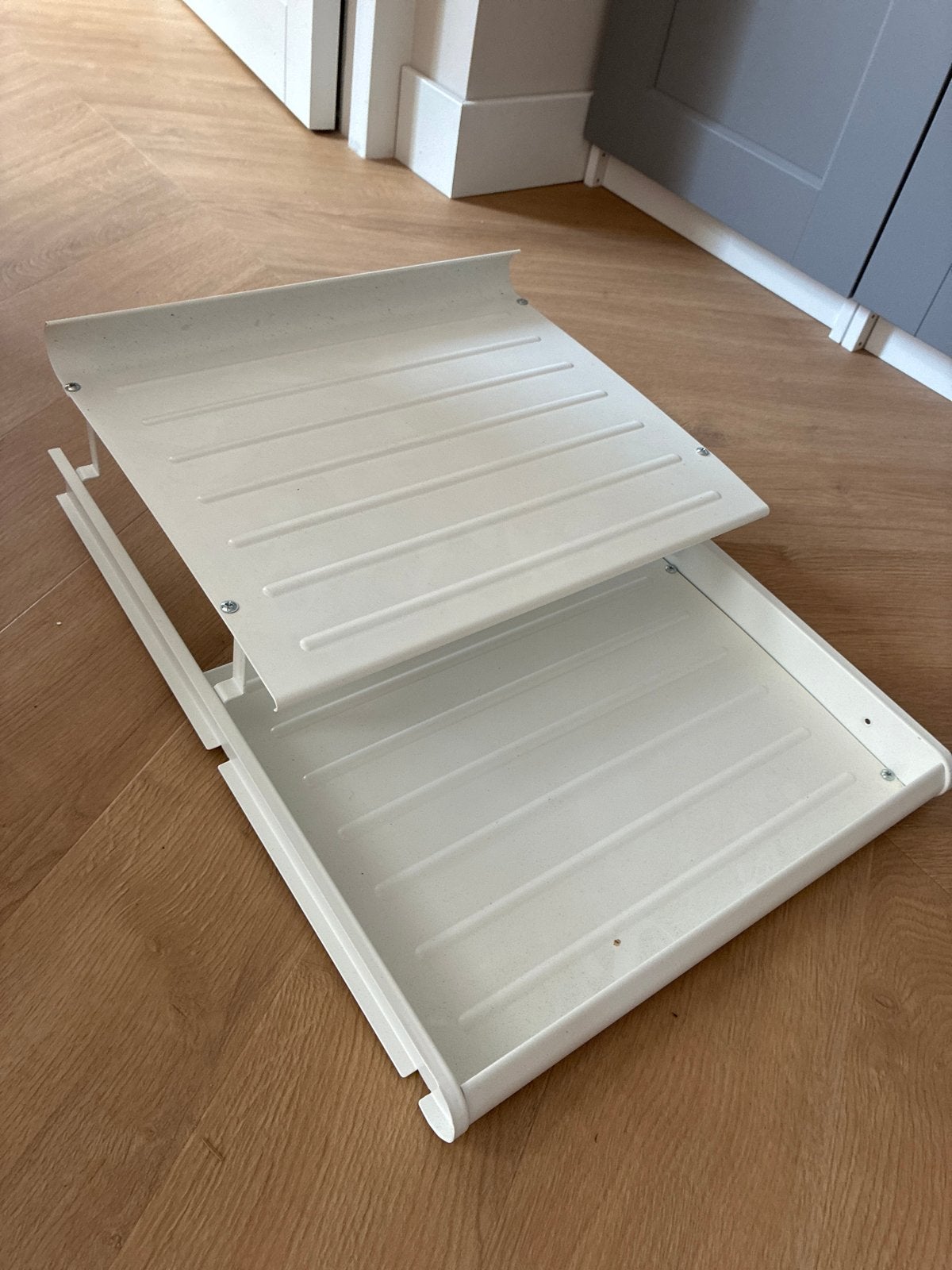 Schoenenrek + kapstok voor IKEA PAX kast 50cm (43cm breed), Ophalen, Metaal, Wit, Overige merken