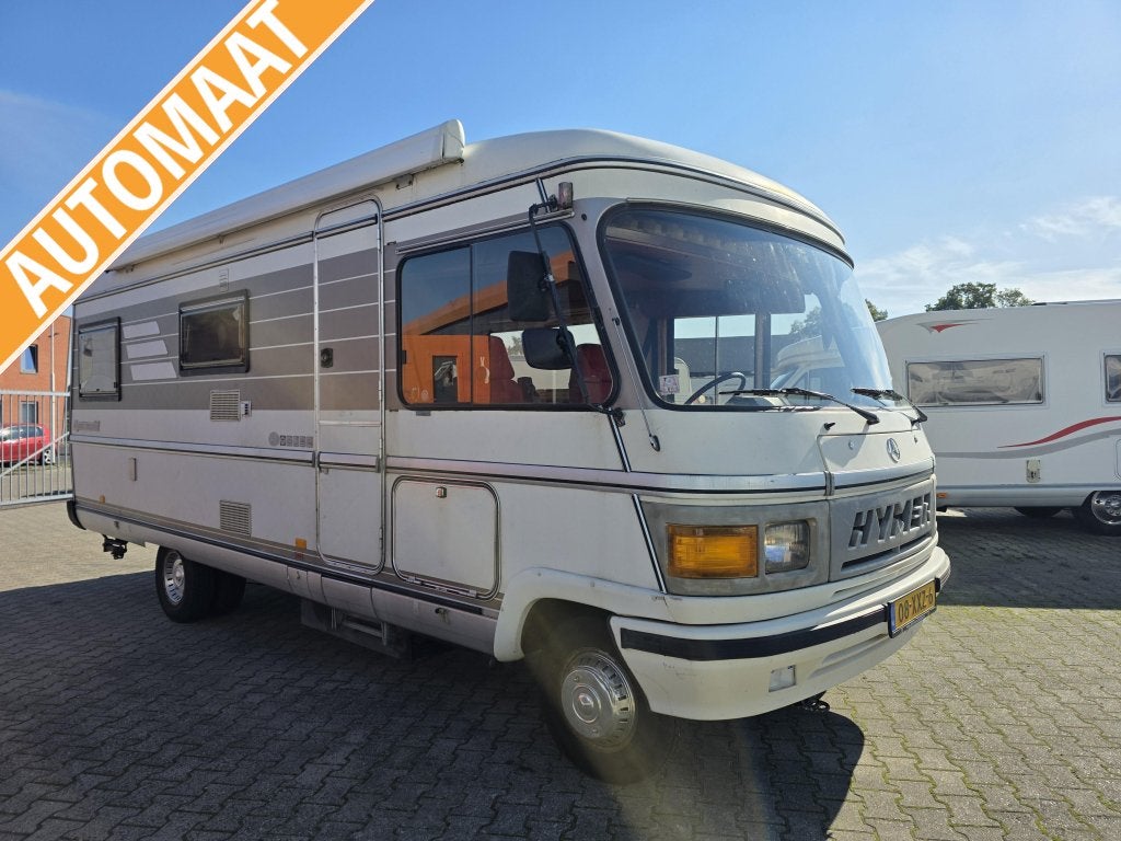 Hymer S 660 AUTOMAAT MERCEDES 6 Persoons 1989, Douche, Achteruitrijcamera, 6 tot 7 meter, Bedrijf