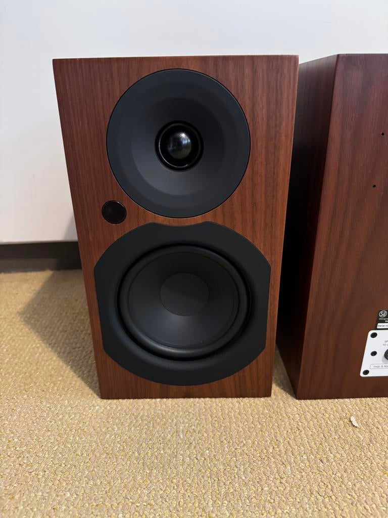 System audio air 9 actieve luidsprekers, Audio, Tv en Foto, Luidsprekers, Gebruikt, Front, Rear of Stereo speakers, Minder dan 60 watt