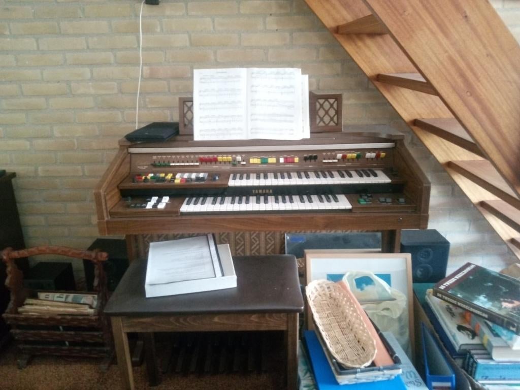 Yamaha electone, Ophalen of Verzenden, Zo goed als nieuw, 2 klavieren, Orgel
