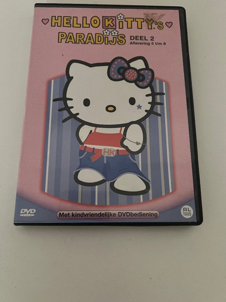 HELLO KITTY DVD deel 2 (afl. 5 t/m 8 geen vervolg), Alle leeftijden, Ophalen of Verzenden, Zo goed als nieuw, Overige typen