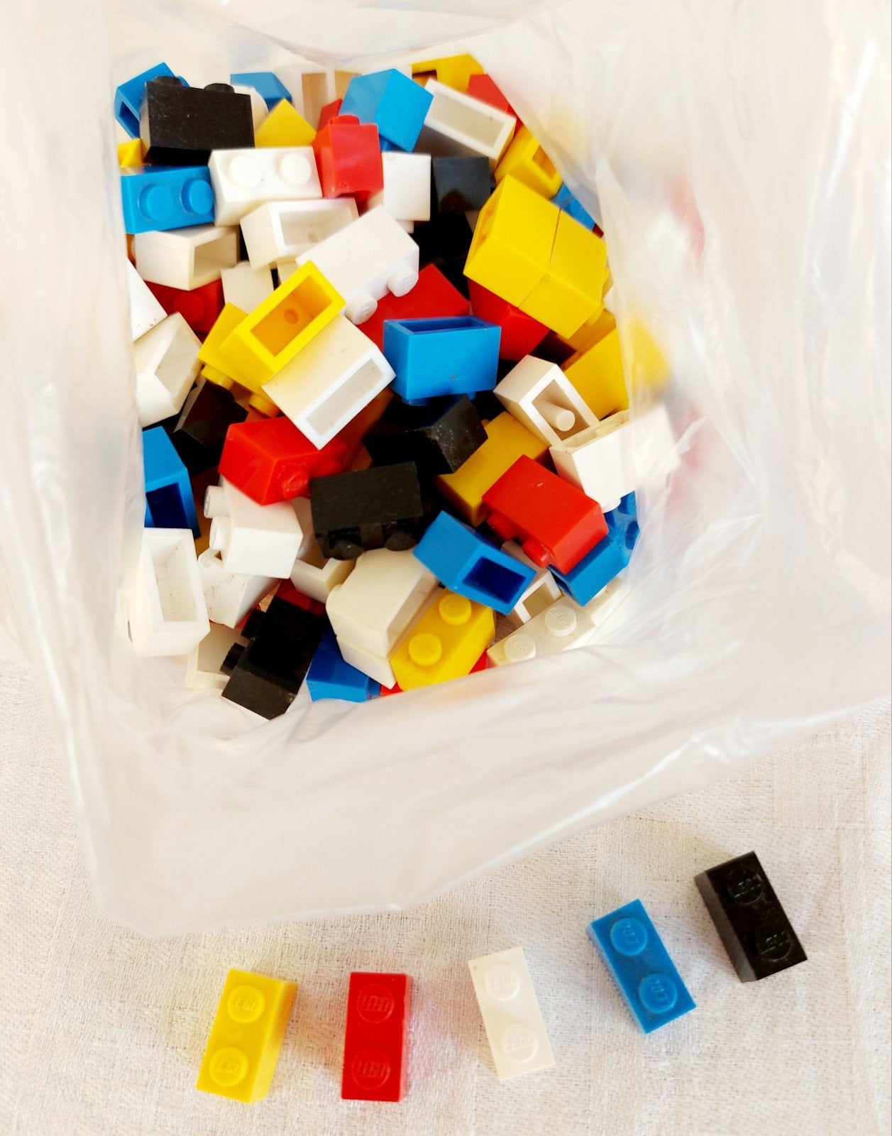 Vintage Lego blokken en figuren, Kinderen en Baby's, Speelgoed | Duplo en Lego, Ophalen of Verzenden, Gebruikt
