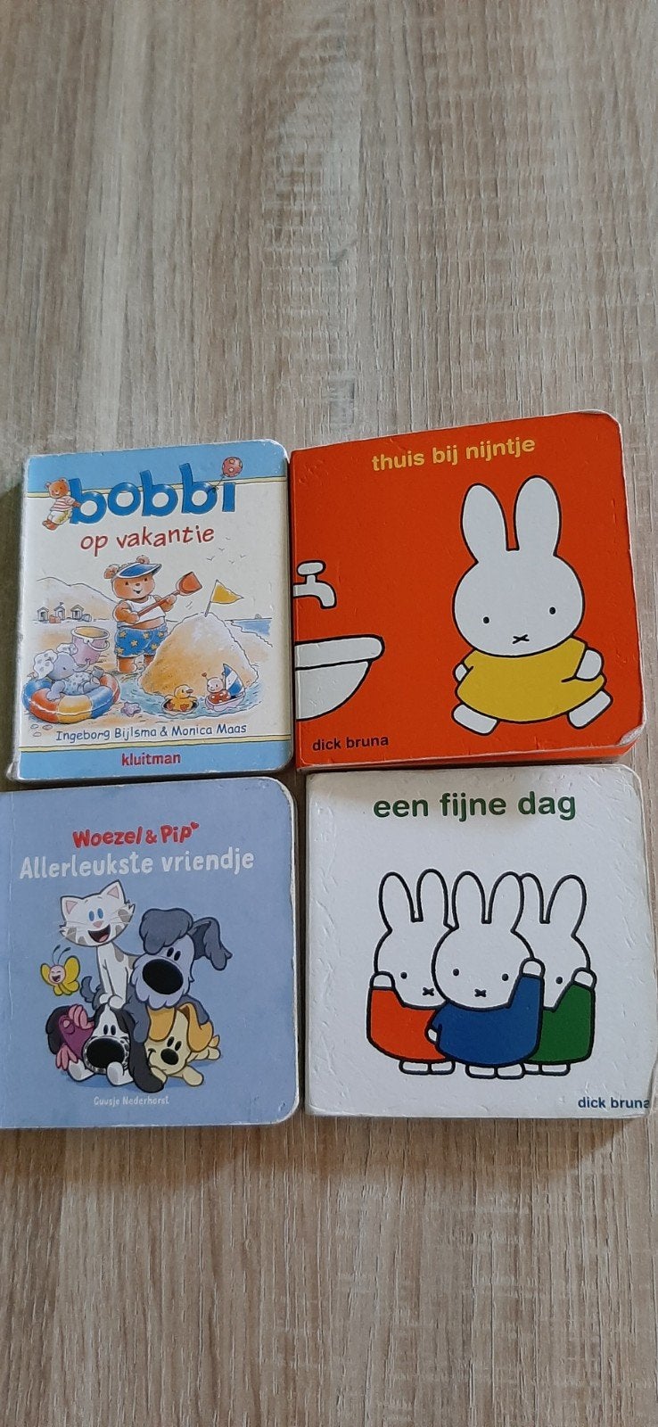 3 leuke kinderboekjes: Nijntje, Woezel & Pip, Bobbi, Ophalen of Verzenden, Zo goed als nieuw, 1 tot 2 jaar