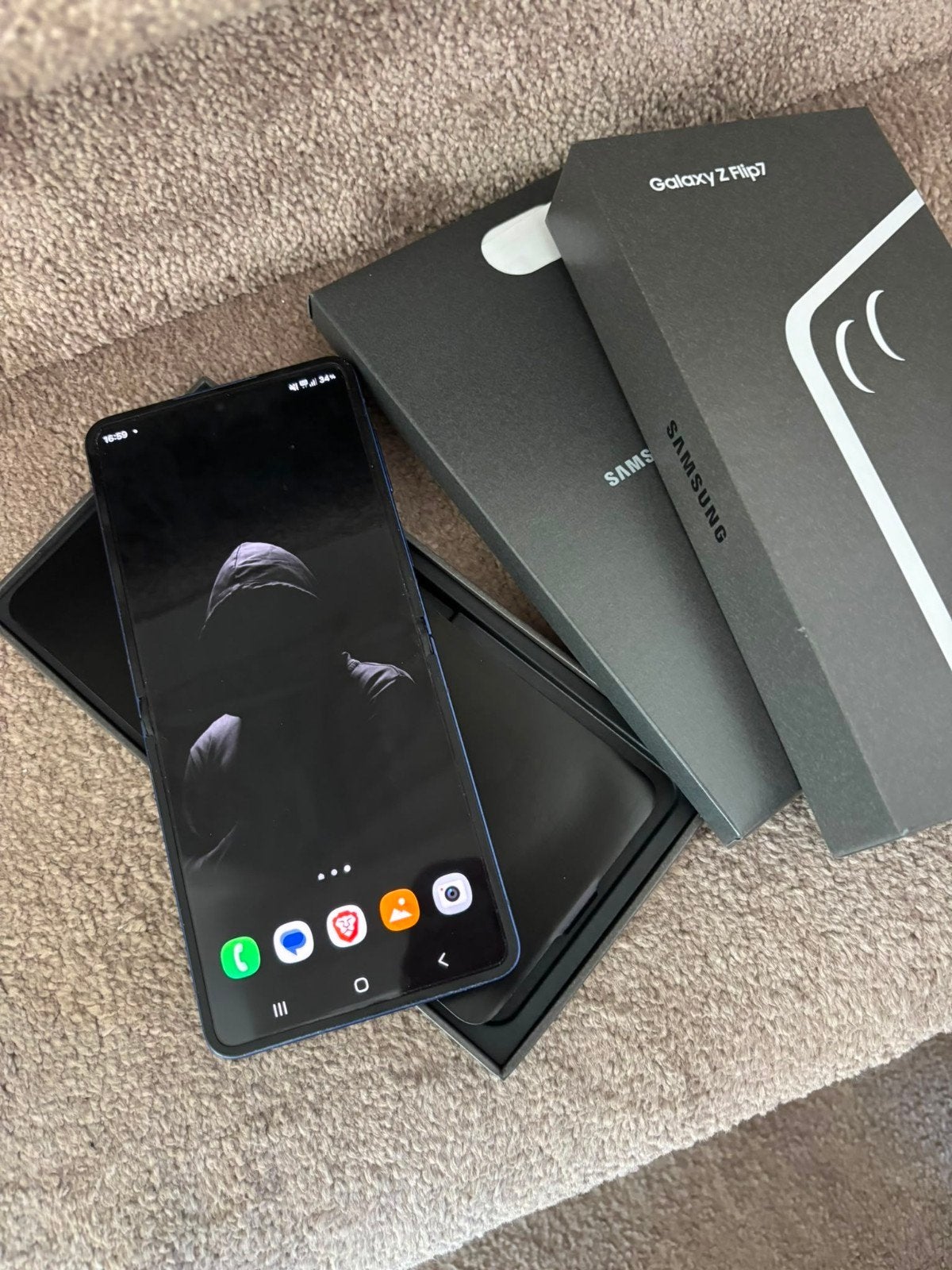 Samsung galaxy z flip 7 256GB, Zwart, Ophalen of Verzenden, Zo goed als nieuw, 128 GB