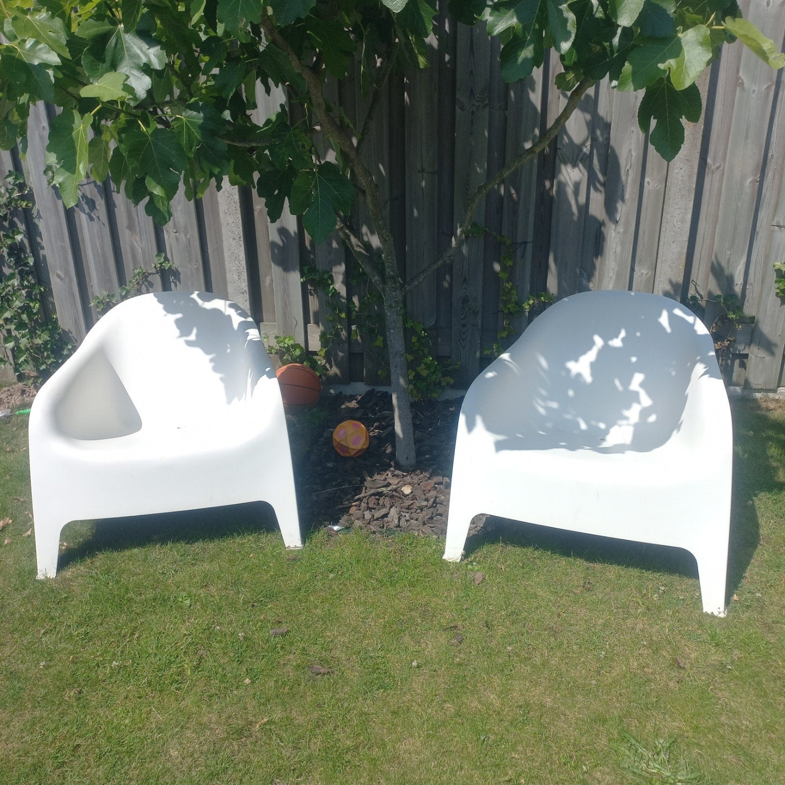 Ikea Skarpo tuinstoel 2 stuks, Ophalen, Gebruikt, Kunststof