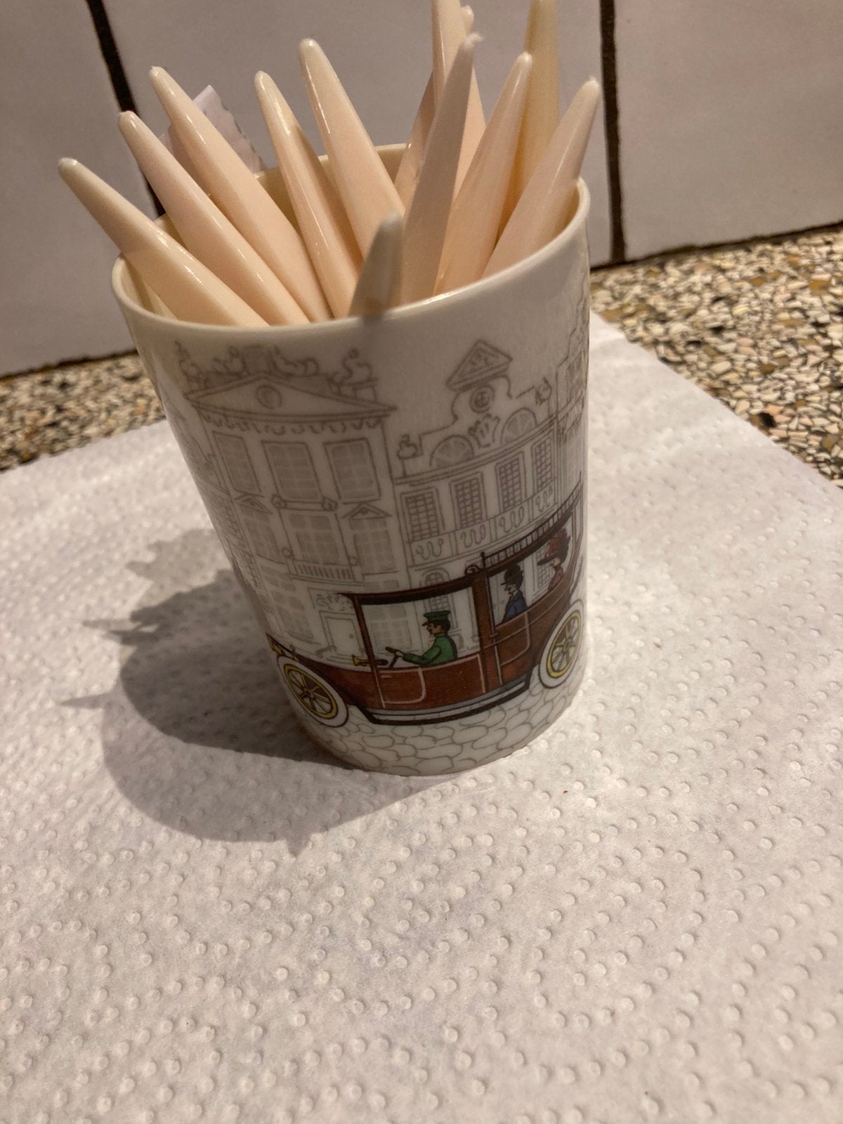 Oude vorkjes in potje, Huis en Inrichting, Ophalen of Verzenden, Zo goed als nieuw