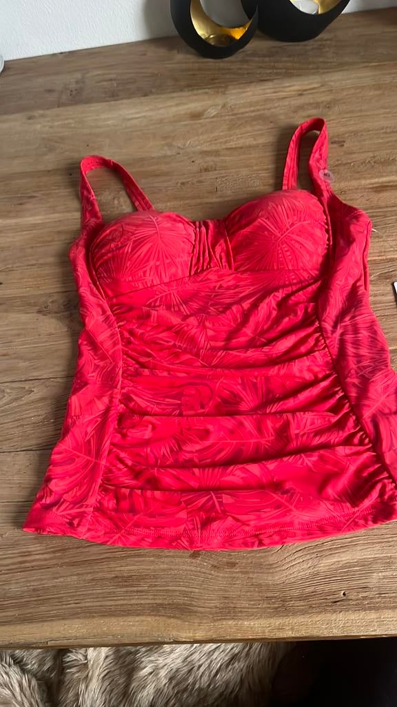 Tankini rood 40 D/E, Kleding | Dames, Badmode en Zwemkleding, Ophalen of Verzenden, Nieuw, Rood, Badpak