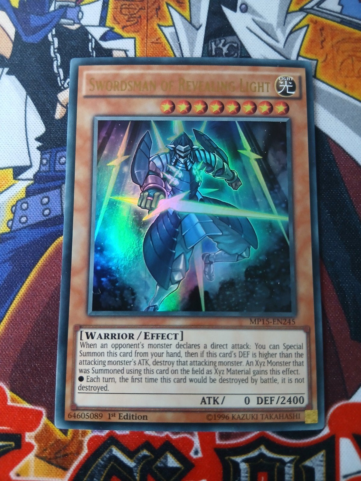 Swordsman of Revealing Light - Ultra Rare MP15 - Yu-Gi-Oh, Ophalen of Verzenden, Zo goed als nieuw, Foil