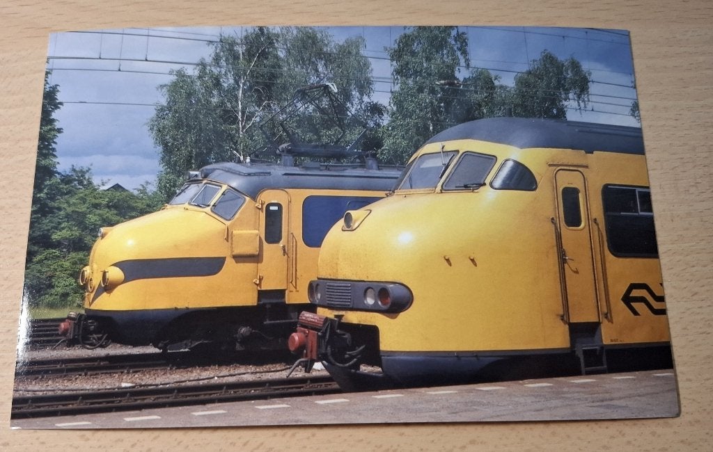 Foto van NS materieel - 1954 / 1964 hondenkop / apenkop, Verzenden, Nieuw, Trein, Kaart of Prent
