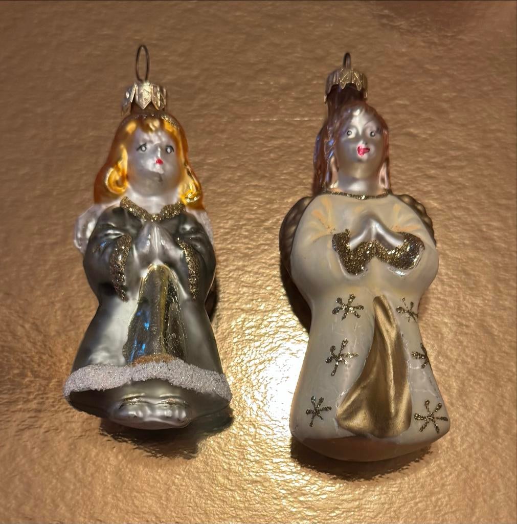 Vintage kerstballen, engeltjes, Diversen, Ophalen of Verzenden