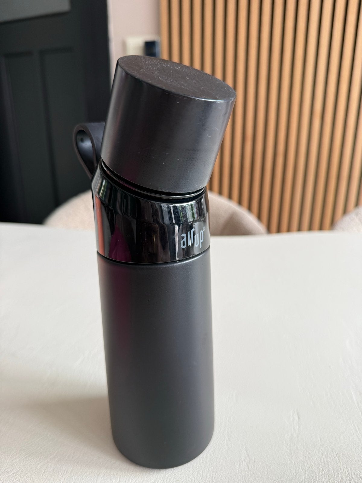 Zwarte Stalen Air Up Fles, Ophalen of Verzenden, Gebruikt