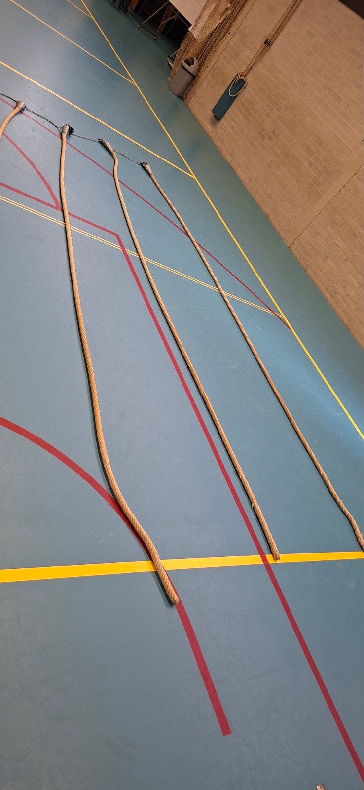 Klimtouwen voor gymzaal of sportruimte, Ophalen of Verzenden, Gebruikt