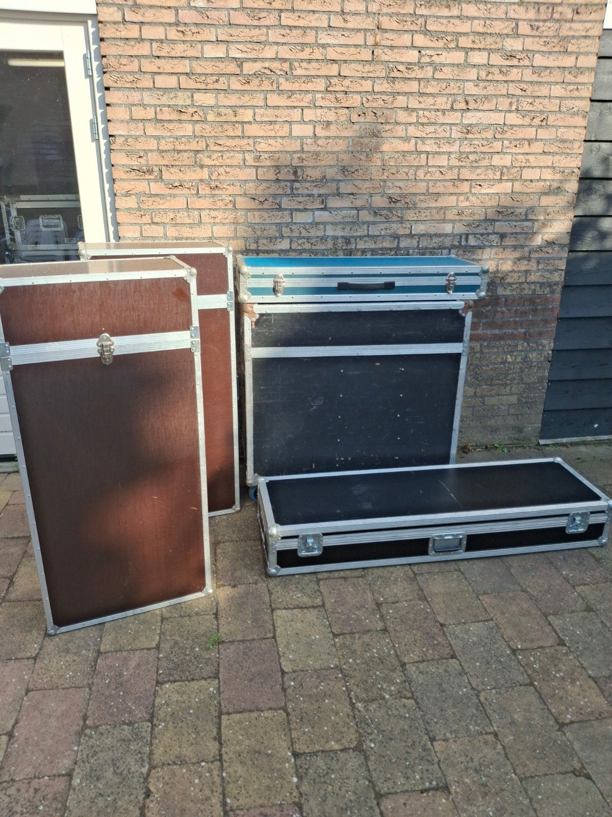 Te Koop 5x flightcases, Muziek en Instrumenten, Behuizingen en Koffers, Ophalen, Overige instrumenten