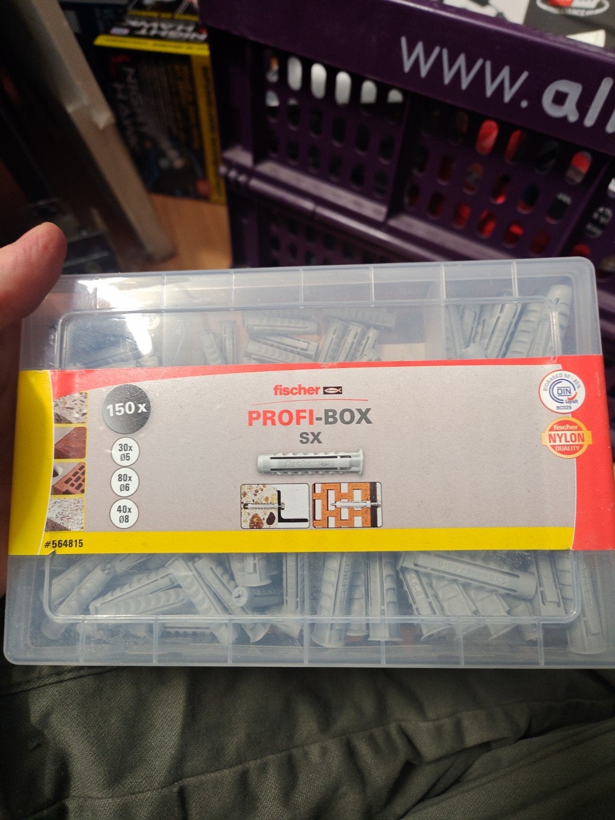 Fischer Profi-Box SX Pluggen - 150 stuks, Ophalen, Nieuw, Minder dan 50 mm, Pluggen
