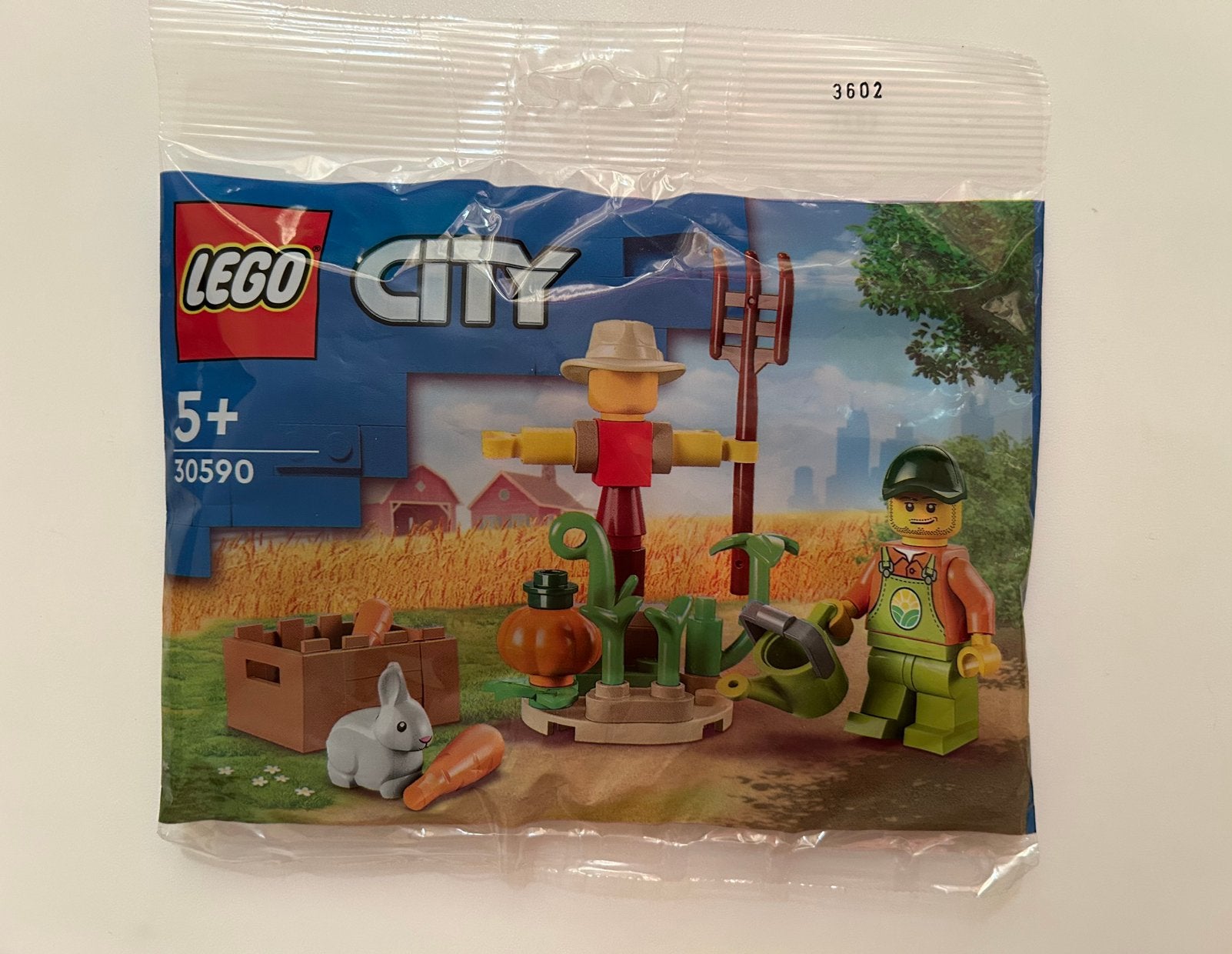 Nieuwe Lego 30590 Boer Met Vogelverschrikker pompoen konijn, Ophalen of Verzenden, Nieuw, Lego