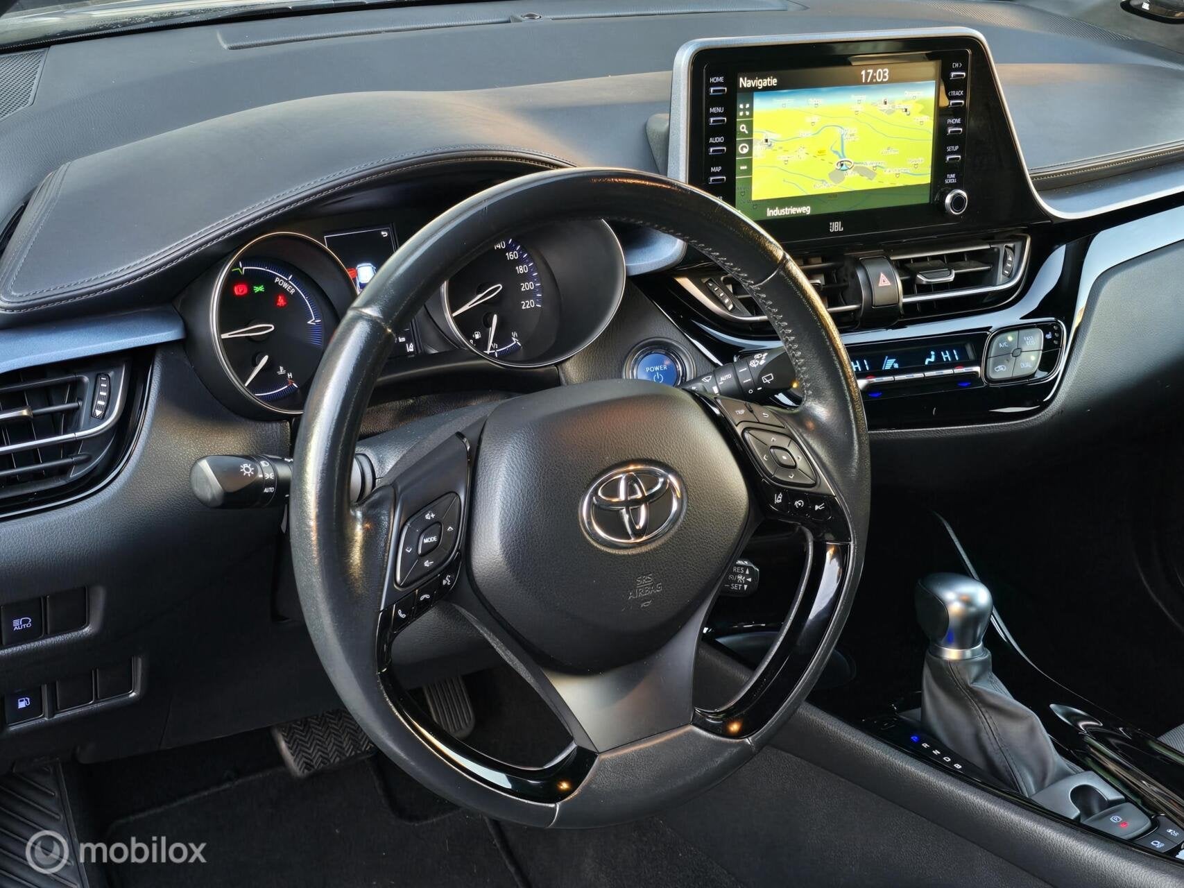 TOYOTA C-HR 1.8 HYBRID AUTOMAAT ACC CARPLAY CAMERA STOELVERW, Auto's, Stof, 4 cilinders, 122 pk, Origineel Nederlands