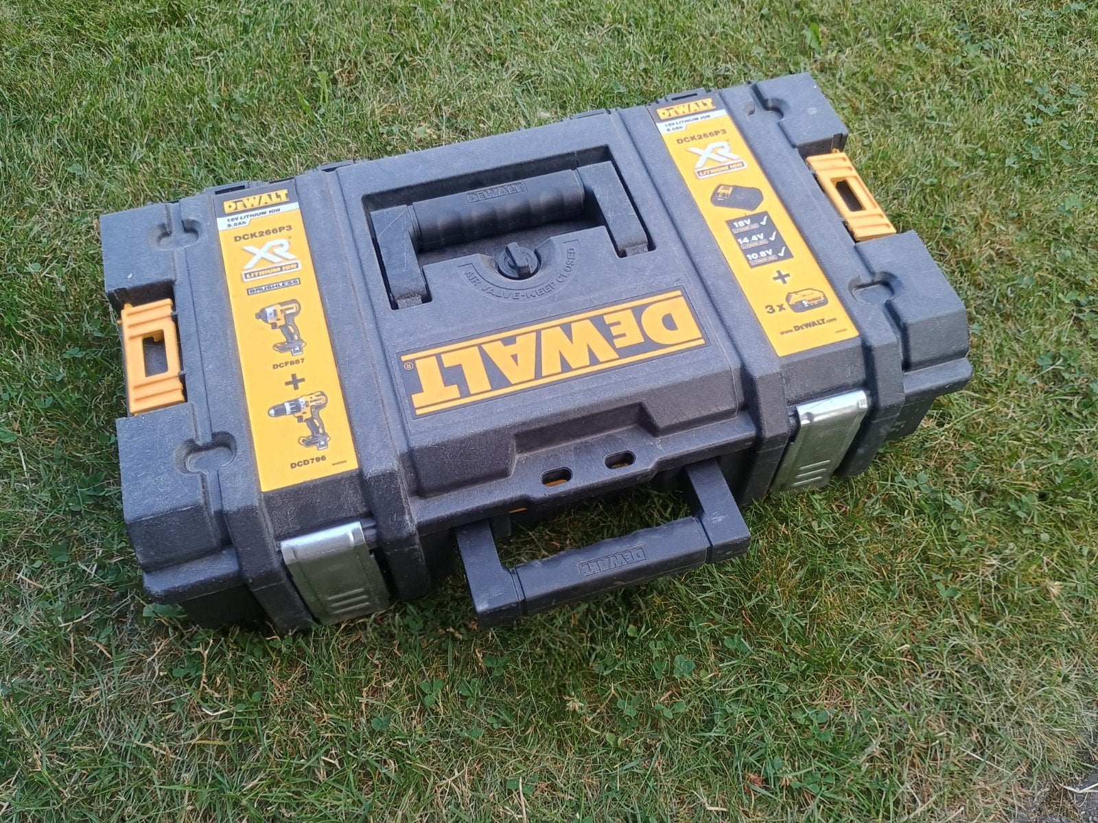 Dewalt TSTAK Gereedschapskoffer Leeg, Ophalen of Verzenden, Gebruikt