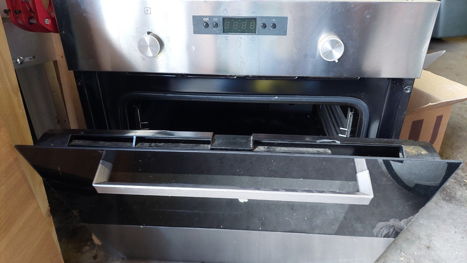 Inbouw oven met digitale display - Zo goed als nieuw, Witgoed en Apparatuur, Ophalen, Zo goed als nieuw, Inbouw, Oven
