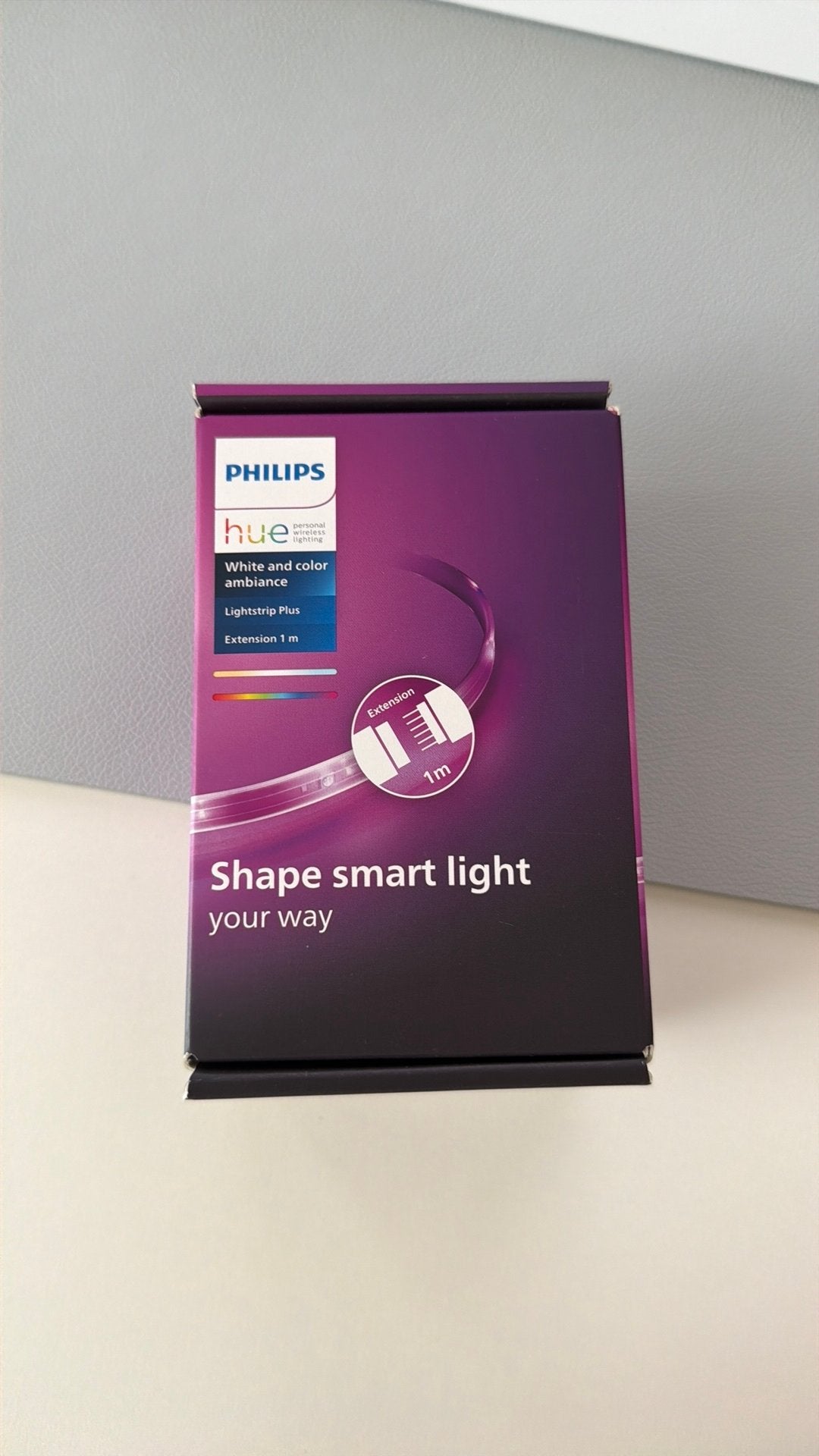 Philips Hue Lightstrip Plus uitbreiding 1 meter, Ophalen of Verzenden, Zo goed als nieuw, Overige fittingen, Led-lamp