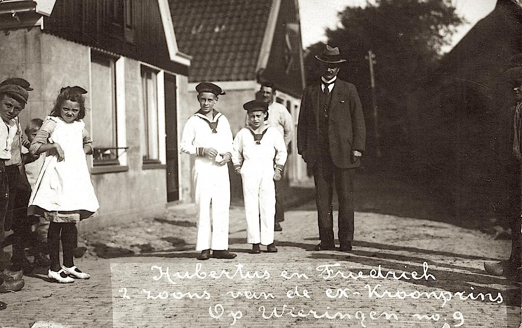 FOTOKAART-JONKER  KROONPRINS op WIERINGEN, Verzamelen, Ansichtkaarten | Nederland, Verzenden, Voor 1920, Ongelopen, Noord-Holland