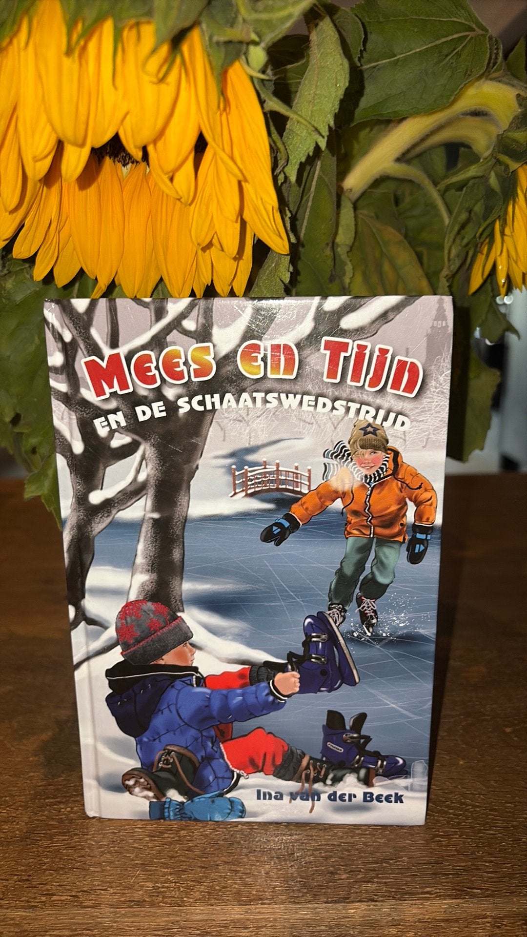 KR-7 Ina van der Beek Mees en Tijn en de schaatswedstrijd, Boeken, Ophalen of Verzenden, Zo goed als nieuw, Fictie algemeen