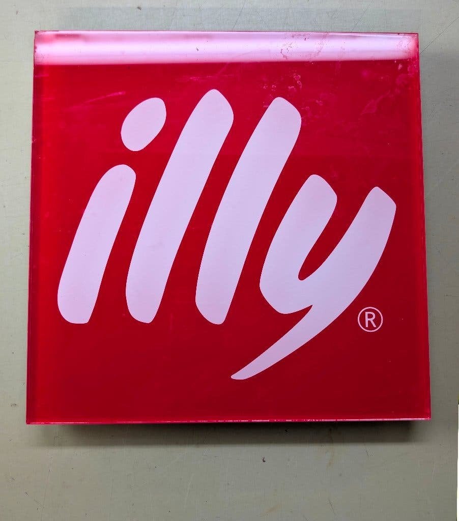 reclameborden Illy, 1 kopje, Ophalen, Zo goed als nieuw, Overige modellen