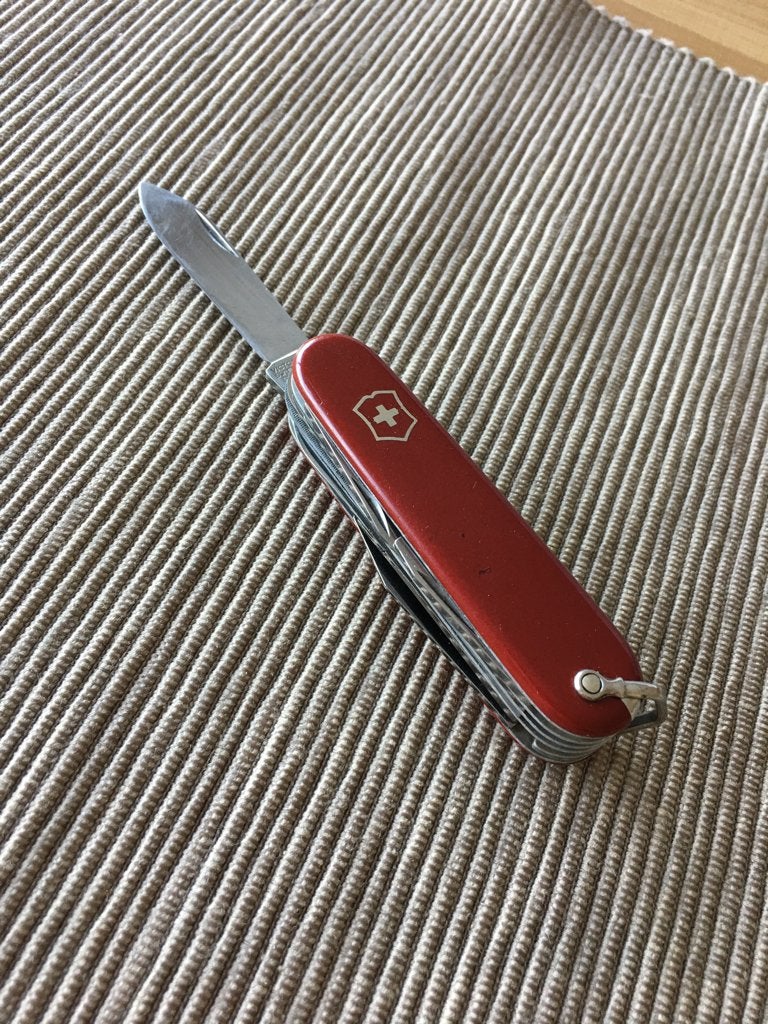 RARE Victorinox ~Victoria zakmes Master Craftman 84mm -1957, Ophalen of Verzenden, Gebruikt