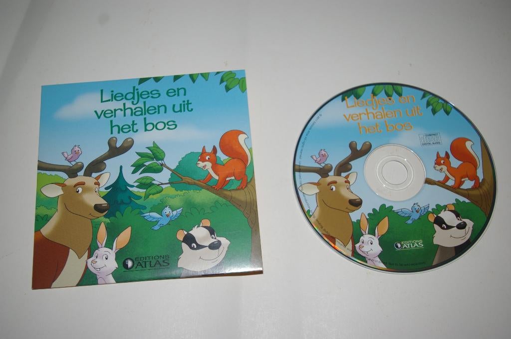 Editions "Atlas " Boekjes, dieren, CD, sjabloon, speelveld, Ophalen of Verzenden, Zo goed als nieuw