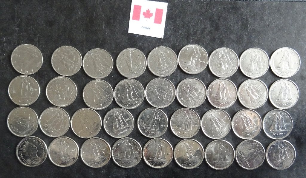 Munten Canada, Ophalen of Verzenden, Noord-Amerika