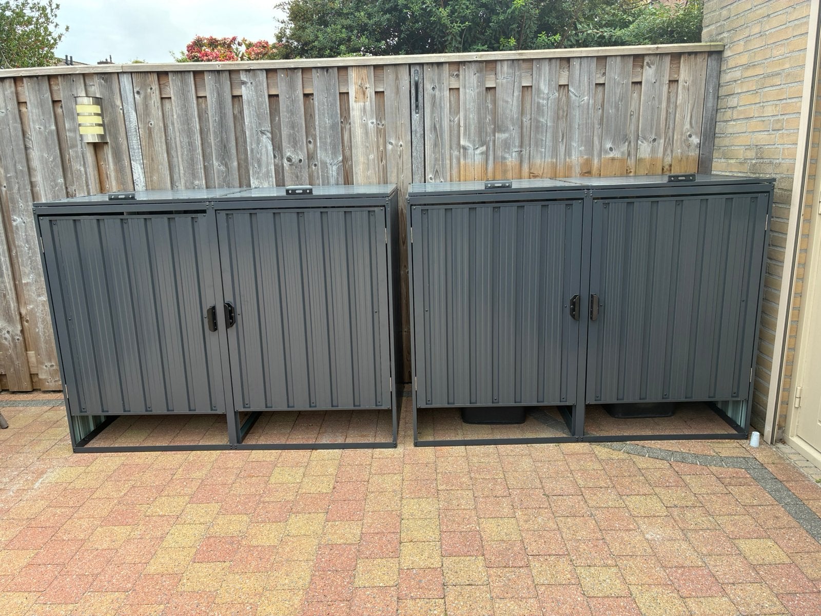 4 Container ombouw/kliko ombouw Metaak 2x2, Ophalen