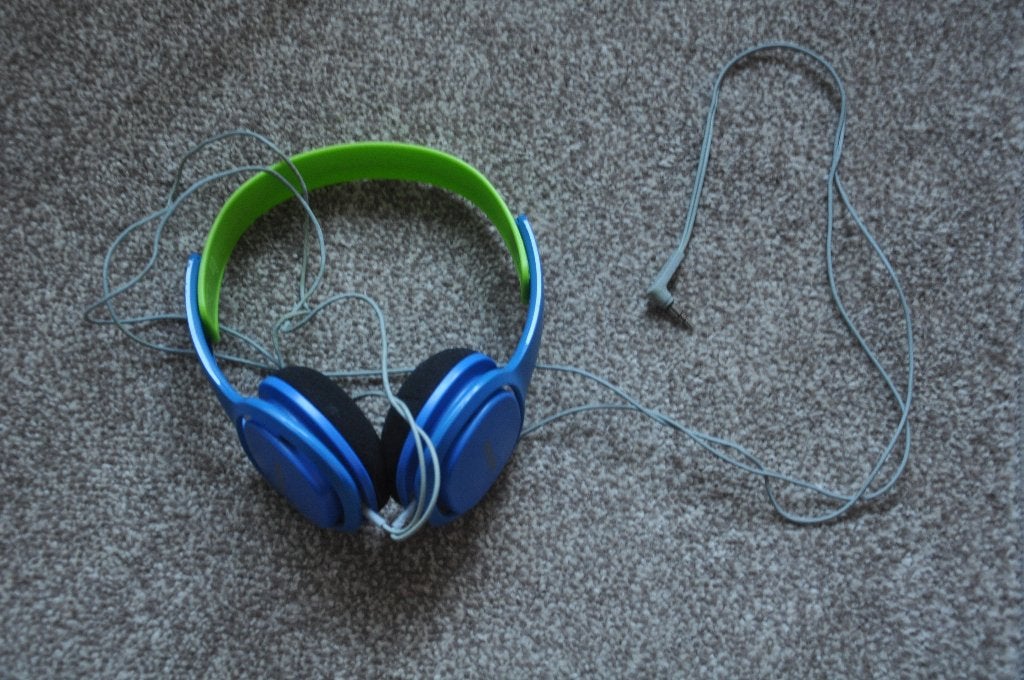 Philips koptelefoon, Ophalen of Verzenden, Gebruikt, Blauw, Philips