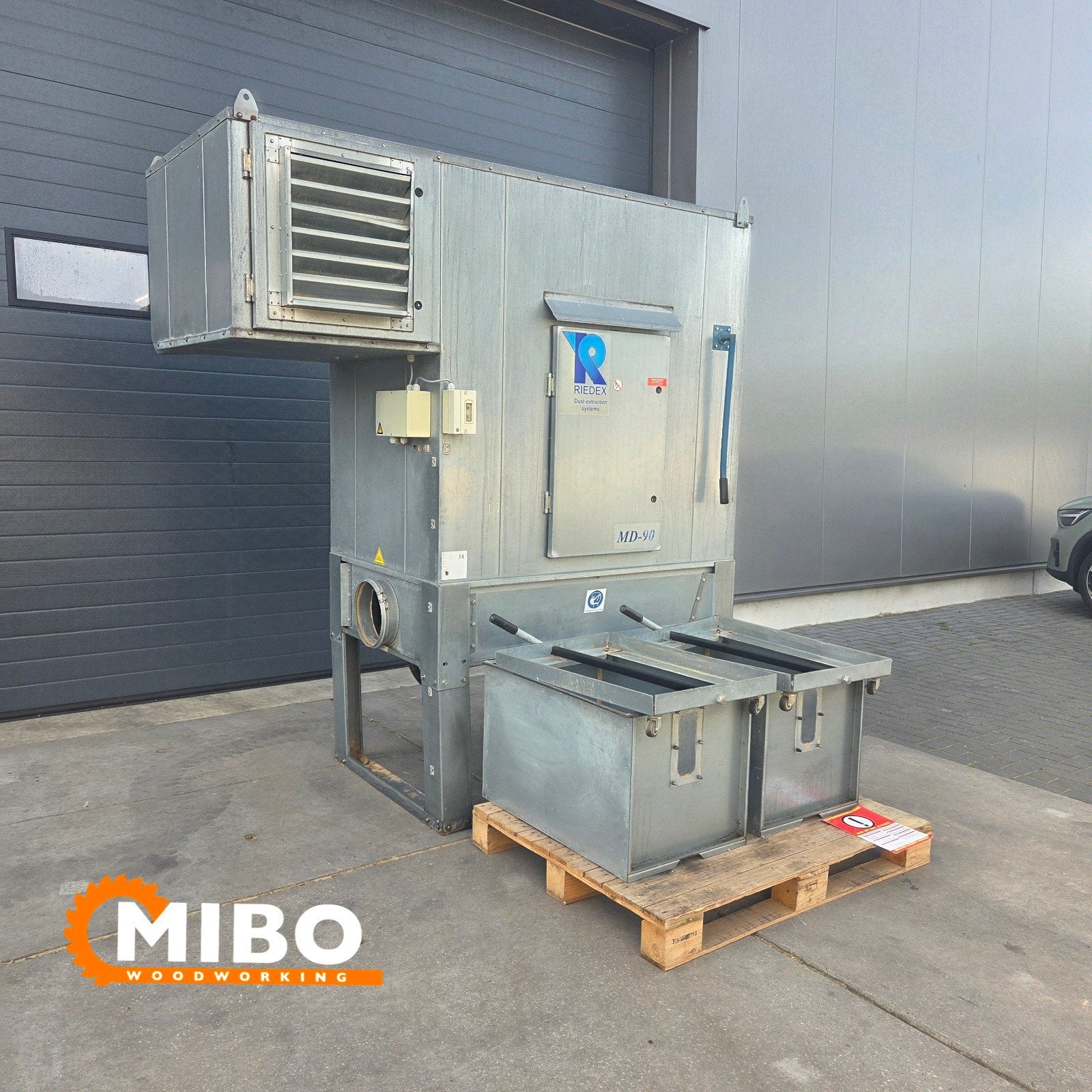 Riedex onderdruk afzuiger *** 200mm goede staat, Ophalen of Verzenden, Zo goed als nieuw, Ventilator en Afzuiger