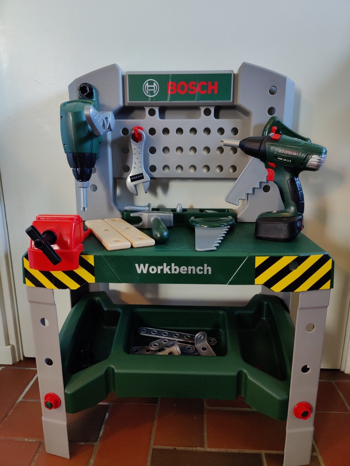 Bosch Workbench Kinderwerkbank met gereedschap, Ophalen, Gebruikt, Bouwen