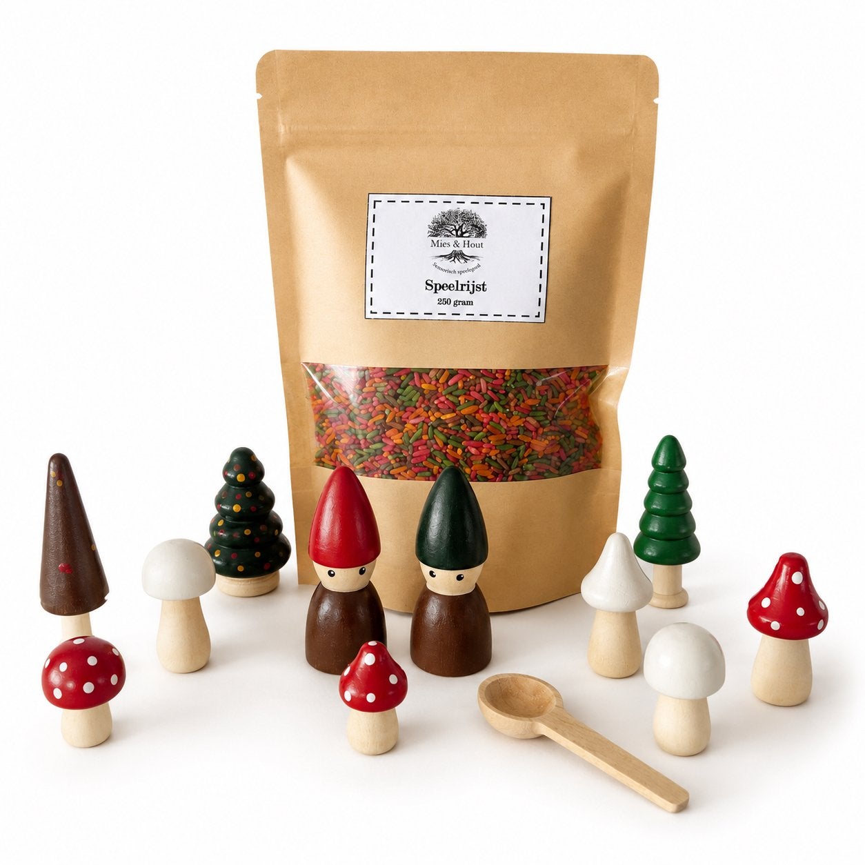Houten Herfst Pegdolls met Speelrijst - Sensorisch Speelgoed, Kinderen en Baby's, Michelle-eekkie@outlook.com, Nieuw, Ophalen of Verzenden
