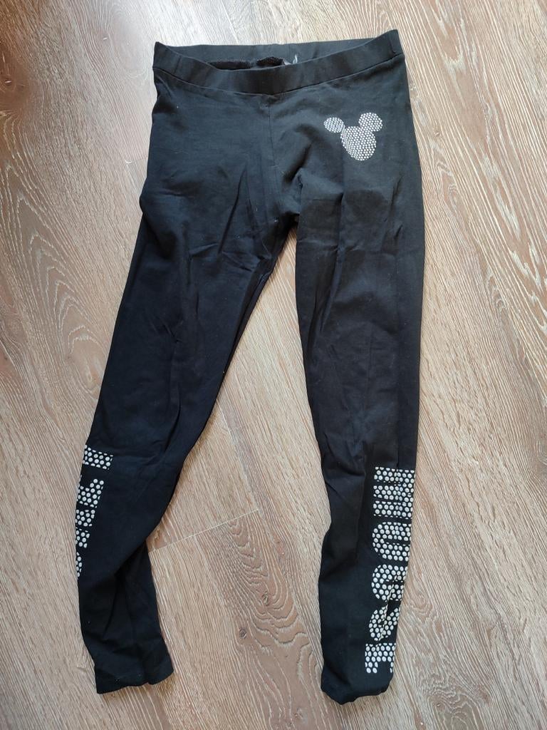 Zwarte legging met Mickey Mouse print, Kleding | Dames, Leggings, Maillots en Panty's, Legging, Zwart, Ophalen of Verzenden, Gedragen