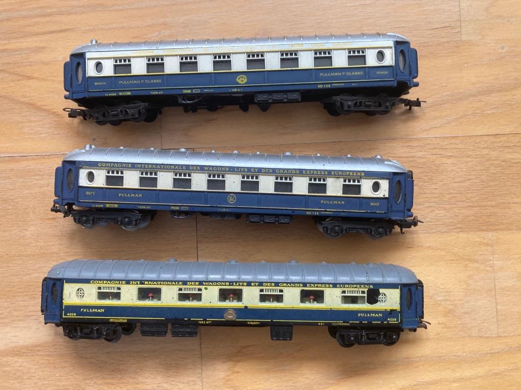Wagon Lits wagonnen, Overige merken, Gebruikt, Gelijkstroom, Wagon