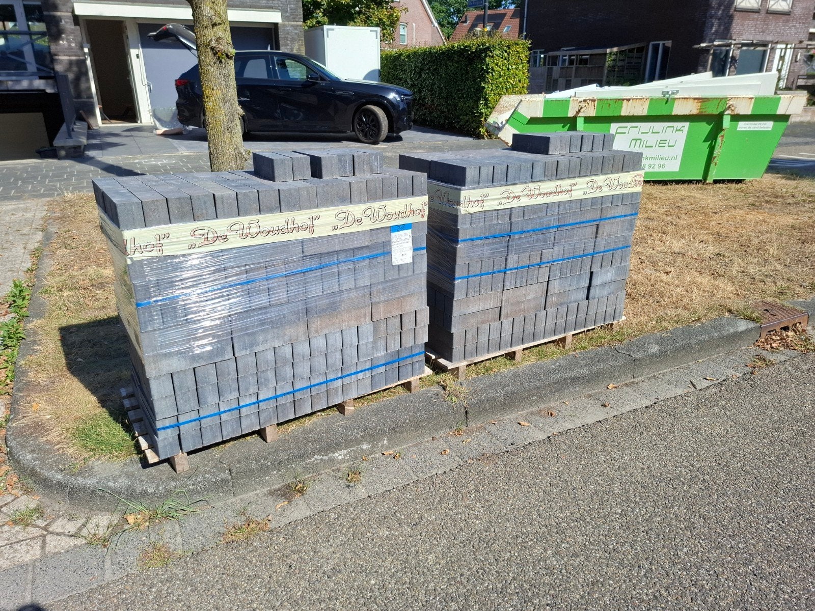 12 m2 Nieuwe Klinkers - Dikformaat XL 28x7x8 cm, Ophalen, Overige materialen, Overige typen, Nieuw