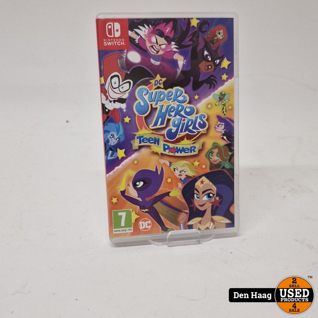 Nintendo Switch |DC Super Hero Girls Teen Power, Nintendo, Zo goed als nieuw, Support@nintendo.com, 11-1 Hokotate-cho, Kamitoba, Minami-ku
Kyoto 601-8501
Japan