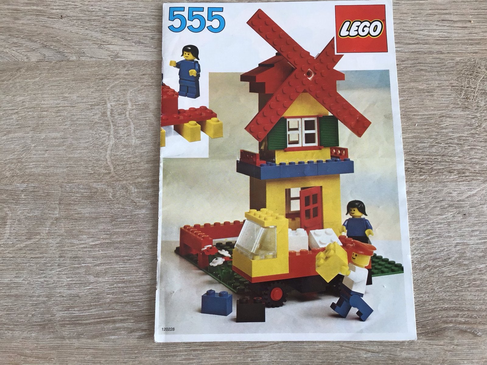 Lego 555 Bouwinstructie - Vintage Handleiding, Gebruikt, Lego, Accessoire, Ophalen of Verzenden
