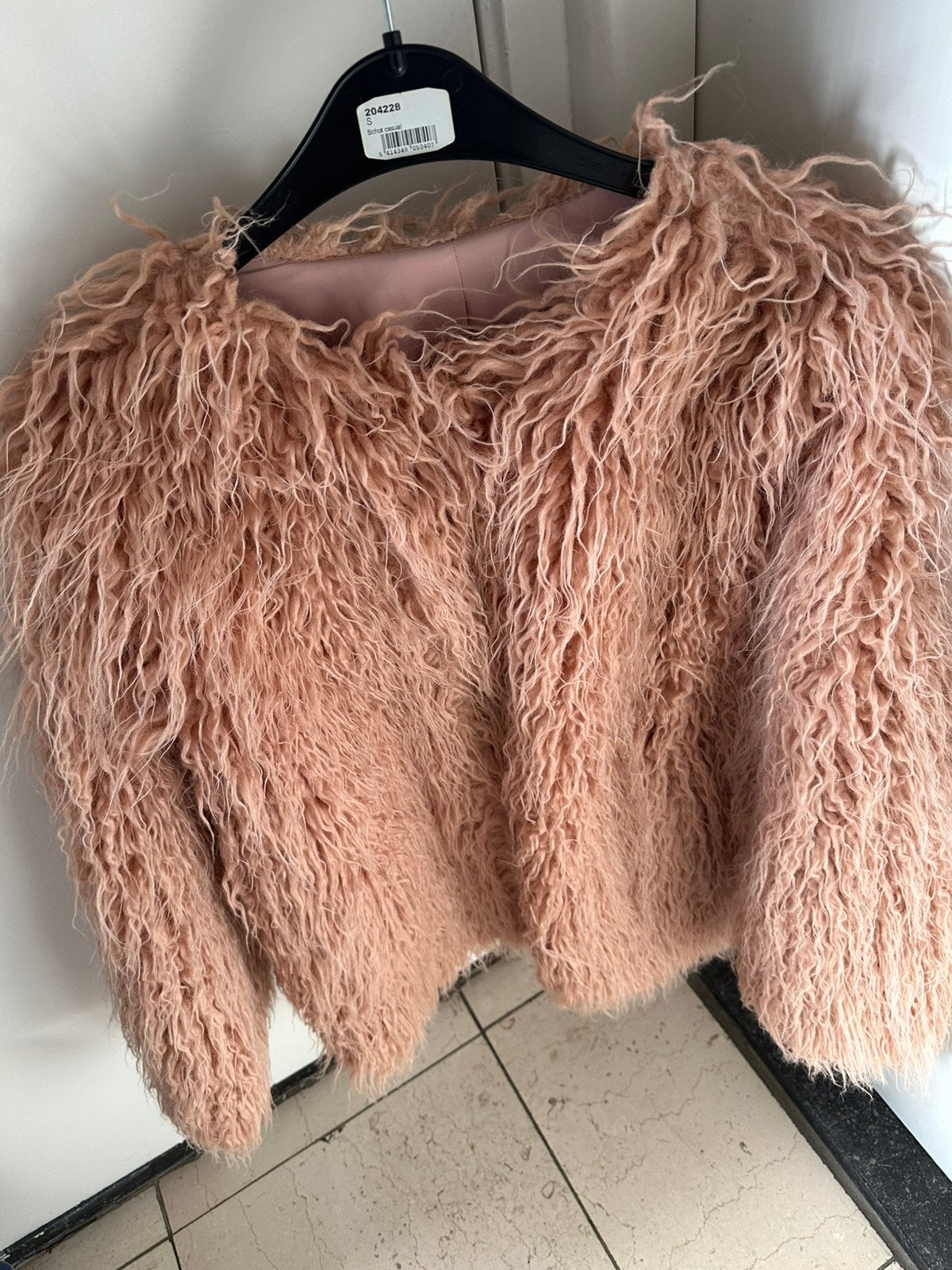 Faux  fur jas, Verzenden, Zo goed als nieuw, Roze