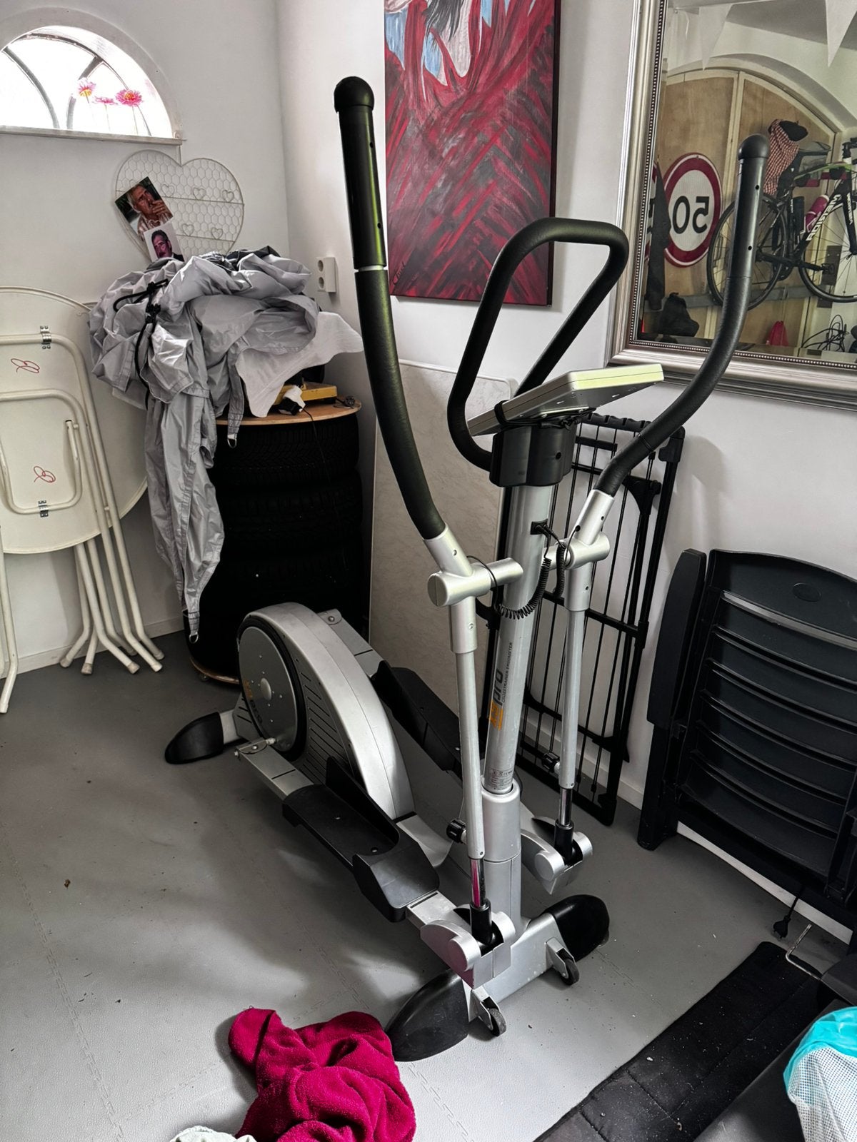 Cross trainer moet weg ivm ruimte gebrek en aanw loopband, Ophalen of Verzenden, Gebruikt, Buik, Overige typen