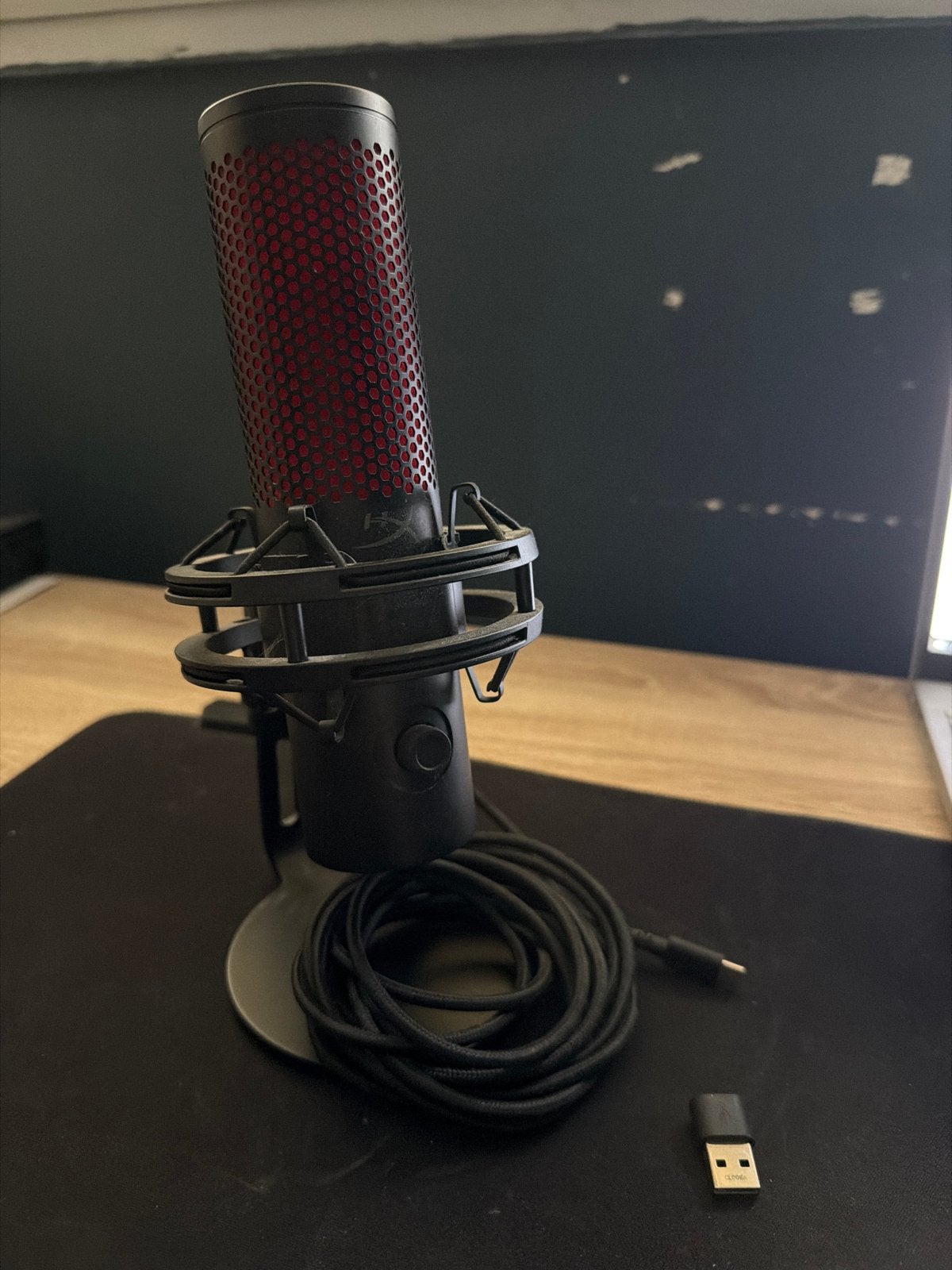 HyperX QuadCast 2, Muziek en Instrumenten, Microfoons, Ophalen, Zo goed als nieuw, Studiomicrofoon