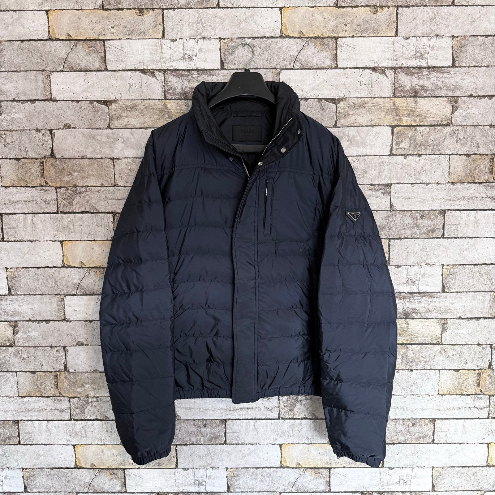 Prada Heren Donzen Jas - Maat L - Zo goed als nieuw, Kleding | Heren, Ophalen of Verzenden, Zo goed als nieuw, Maat 52/54 (L)