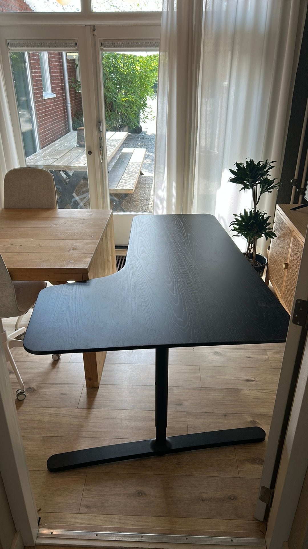 5 x Ikea Bekant bureau - Zwart, Ophalen, Zo goed als nieuw