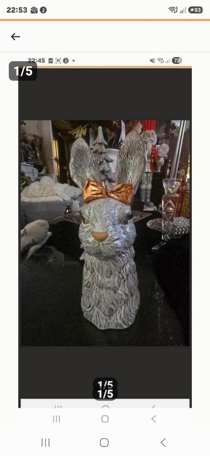 Unieke en decoratieve haasvaas,, Ophalen of Verzenden, Nieuw