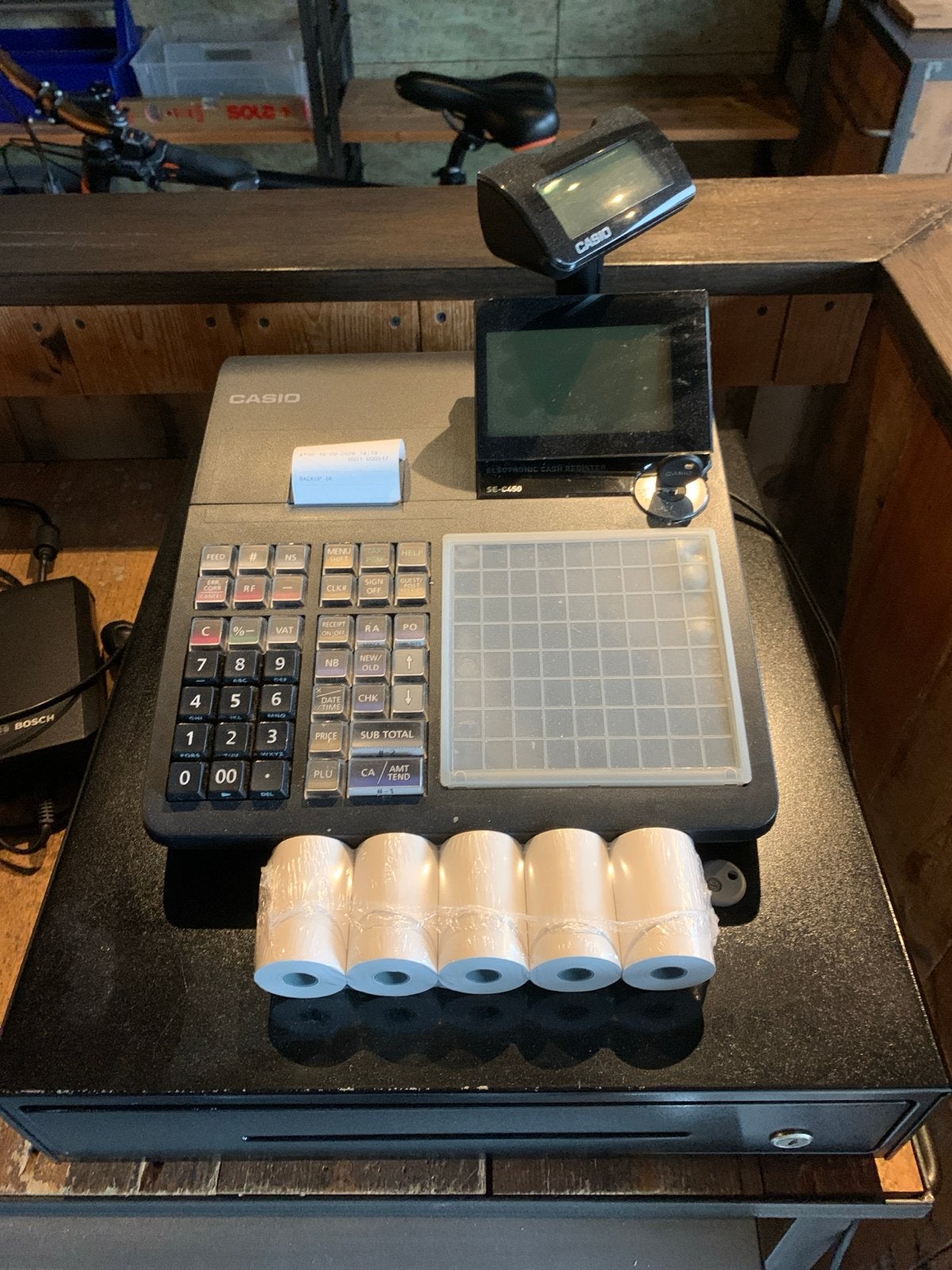 Casio se-c450 kassa, Ophalen of Verzenden