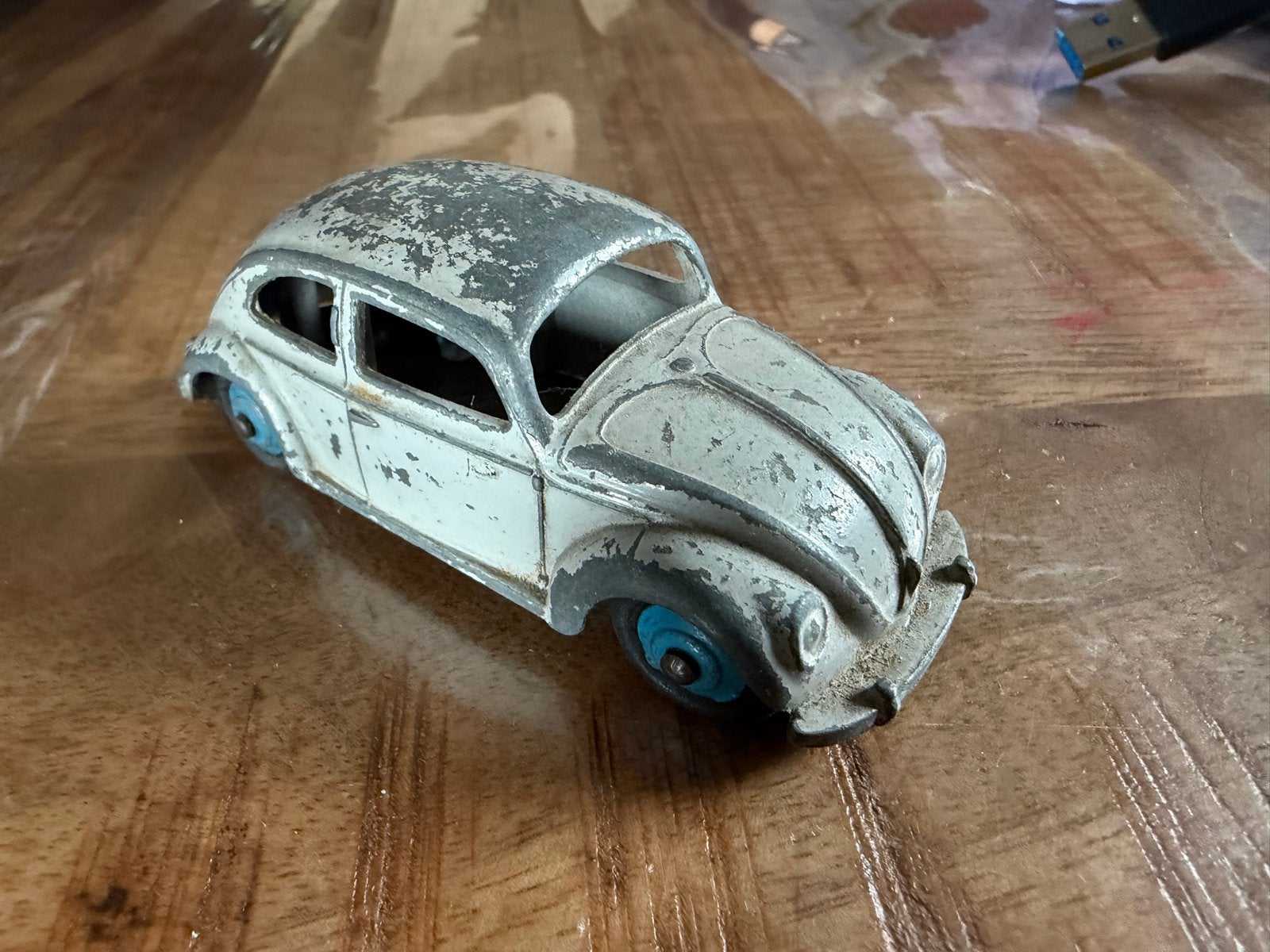 Dinky Toys Volkswagen Kever - Origineel met lakschade, D, Gebruikt, Auto, Dinky Toys