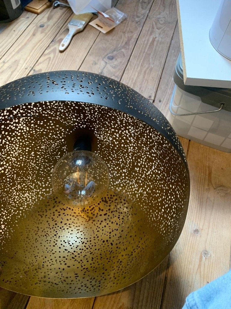 lamp 1001 nachten, Huis en Inrichting, Ophalen of Verzenden, Zo goed als nieuw, Metaal