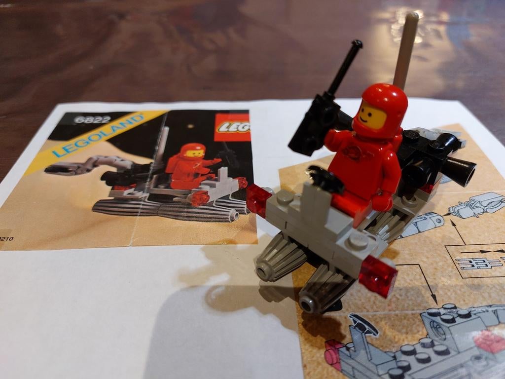 Lego 6822 Klassiek Maanlego Vliegtuig, compl met Instructi, Kinderen en Baby's, Speelgoed | Duplo en Lego, Gebruikt, Lego, Compleet