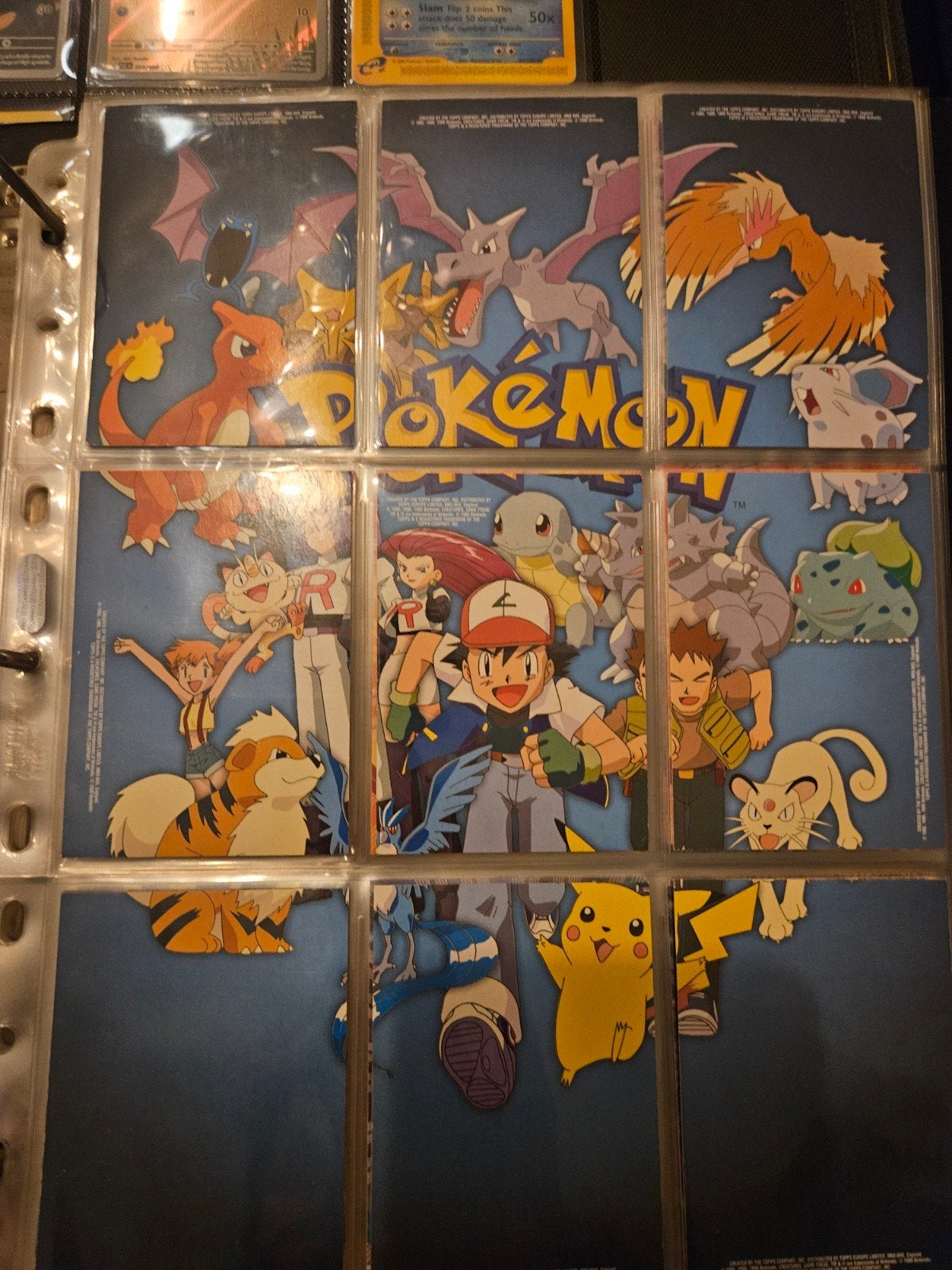 Pokemonkaarten tv series topps 1999, Ophalen of Verzenden, Zo goed als nieuw, Meerdere kaarten